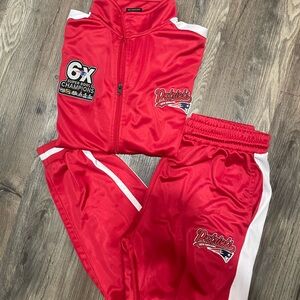New England Patriots Original Deluxe Red tracksuit